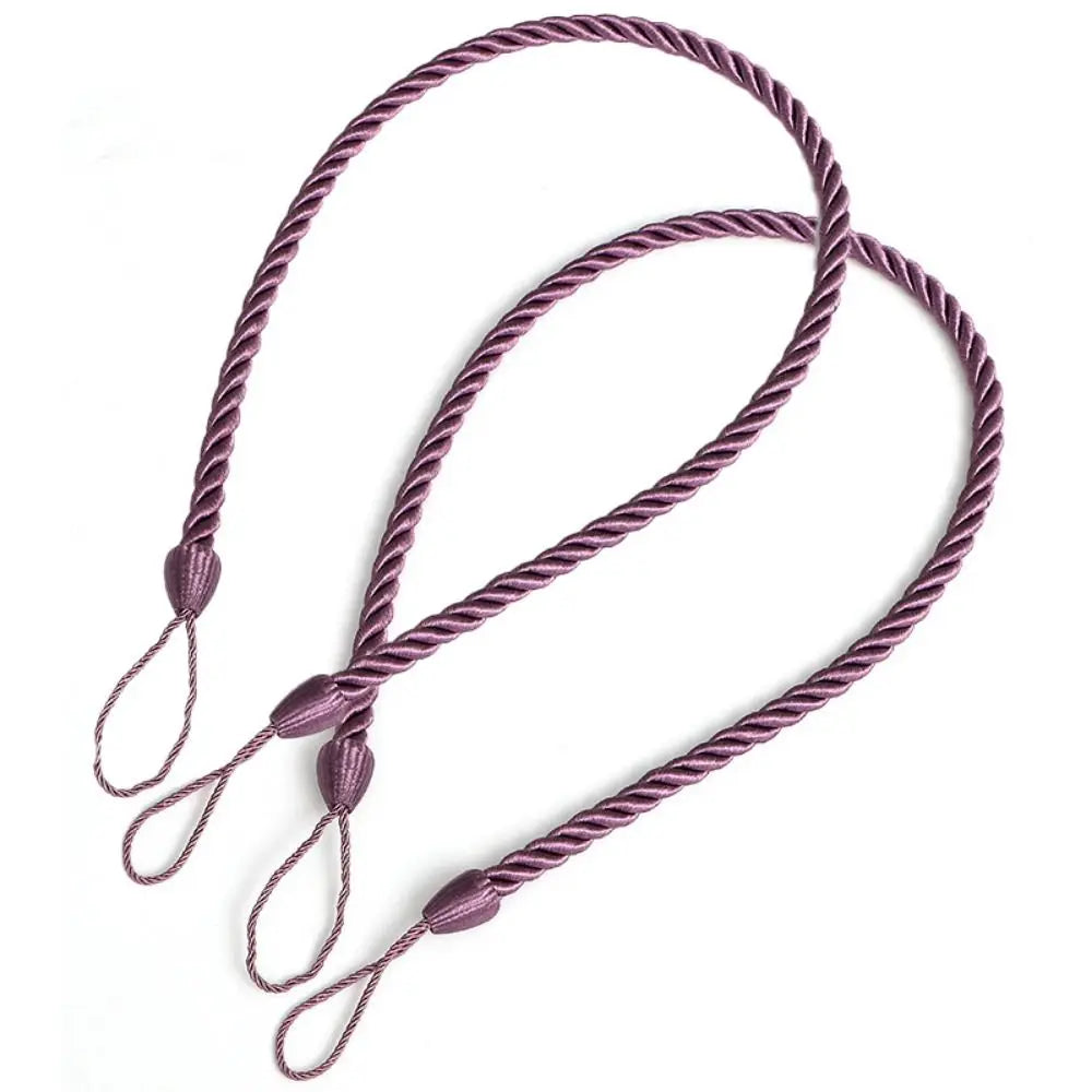 2Pcs Handmad Curtain Woven Tiebacks Ins Style Light Luxury Curtains Binding Rope Easy to Use Curtains Tied Strap