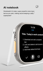 2025 New IOS DT Ultra 3 High-End Business Watch 32G Large Memory Album Smartwatch Men Sports Fitness Waterproof Watch Sportwatch