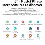 LAXASFIT 2025 New Smartwatch For Men Android IOS 1.73" Screen Bluetooth Call Blood Oxygen Pressure Monitoring Smart Watch Women