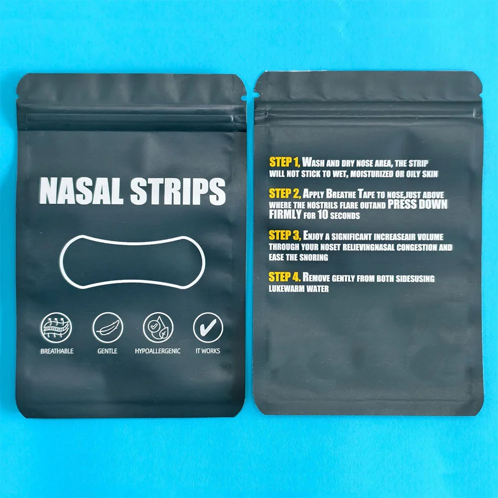 30/60/90Pcs Anti Snoring Nose Patch Set Extra Strength Nasal Strips Better Breathing Non-Invasive Easier Breath Sleep Aid Decive