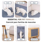 Cat Scraper Multifunctional Cat Supplies Self-adhesive Claw Sharpener Trimmable Scratching Post Cat Tree Tower Toy Accessories
