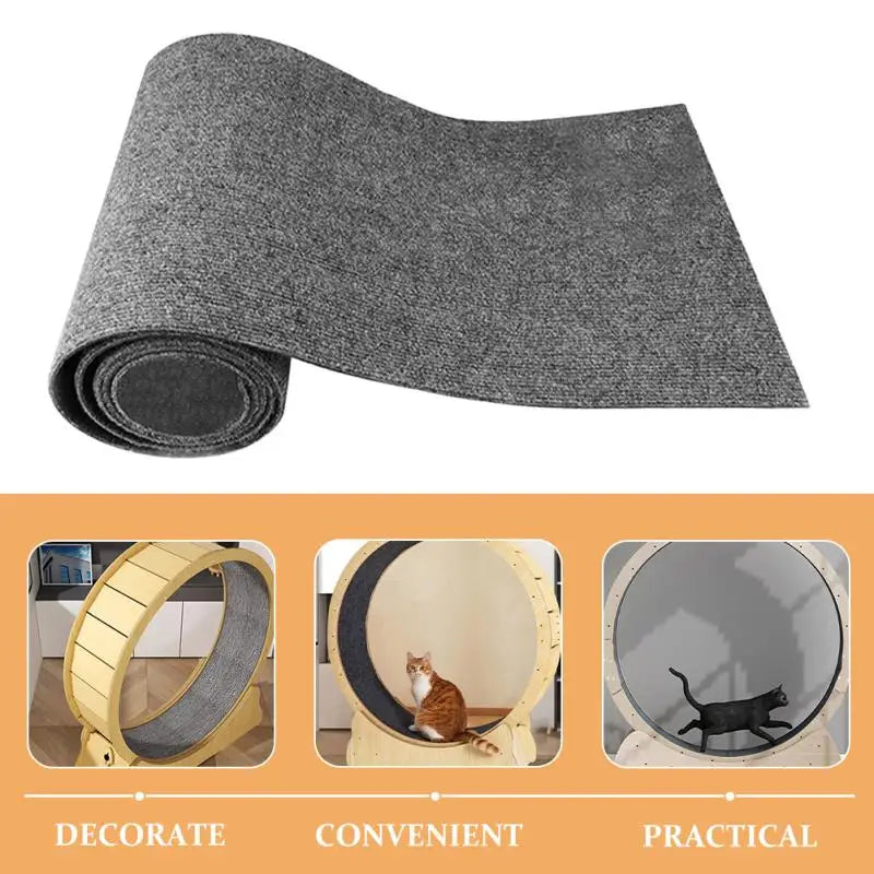 3PCS Self Adhesive Carpet Pad Cat Scratcher Mat Furniture Protector Scratch Post Rug Cat Tree Covering Pet Products Kitten