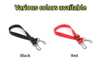 Dog Seat Belt, Dog Car Adjustable Seatbelts for Vehicle Nylon Pet Safety Heavy Duty & Elastic Car Harness for Dogs