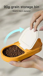 Two-in-one Pet Dogs Out Water Cup Portable For Cats Outdoor Drinking Water Puppy Water Food Water Bottle Pet Supplies