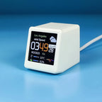 Smart desktop electronic clock WIFI weather and weather station small TV digital ornament
