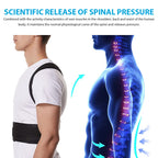 Back Brace Posture Corrector Belt for Women & Men Back Lumbar Support, Adjustable Shoulder Posture Support for Improve Scoliosis