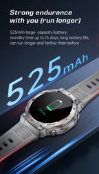 LIGE New 1.43 inch AMOLED Screen Smart Watch 525mAh Big Battery BT Call IPX8-5ATM Waterproof Sports Health Monitoring Smartwatch
