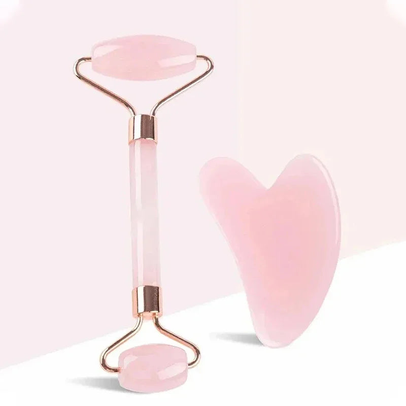 Face And Neck Massage Relax Roller Scraper Ladies Scratch Double End Massage Sticks Relax And Relax Non-ross Crystal Jade
