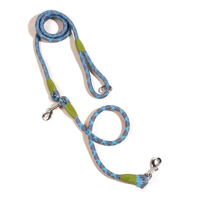 Reflective Nylon Leashes Pet Dogs Chain Traction Rope Leads for Running Free Hands Rope Chain for Small Large Dog