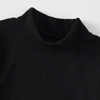 1/3 Piece Children's Mid-collar Bottoming Shirt in Autumn And Winter Solid Color Joker Girls' Long sleeve T-shirt Boys' Casual S