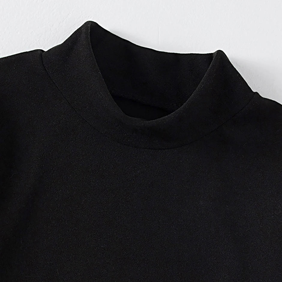 1/3 Piece Children's Mid-collar Bottoming Shirt in Autumn And Winter Solid Color Joker Girls' Long sleeve T-shirt Boys' Casual S