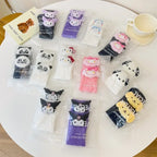 Kuromi Melody Cinnamoroll Kitty Cat Sanrio Socks for Children's Girls Cartoon Kawaii Korean Style Mid-Tube Trendy Student Socks