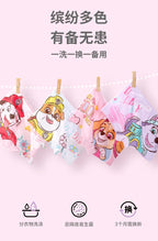 4PCS Genuine Paw Patrol Skye Girl Children Cotton Underwear Printing Panties Kids Short Panties Underpants Girls Briefs Panties