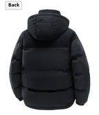 High Quality Thickened Cotton Jacket for Men Winter Windproof Warm Hooded Coat Couple Casual Wear Chinese Brand Outerwear