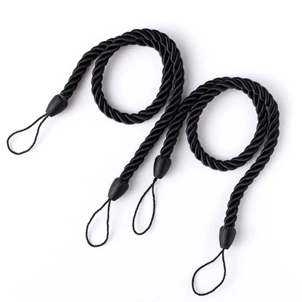 2Pcs Handmad Curtain Woven Tiebacks Ins Style Light Luxury Curtains Binding Rope Easy to Use Curtains Tied Strap
