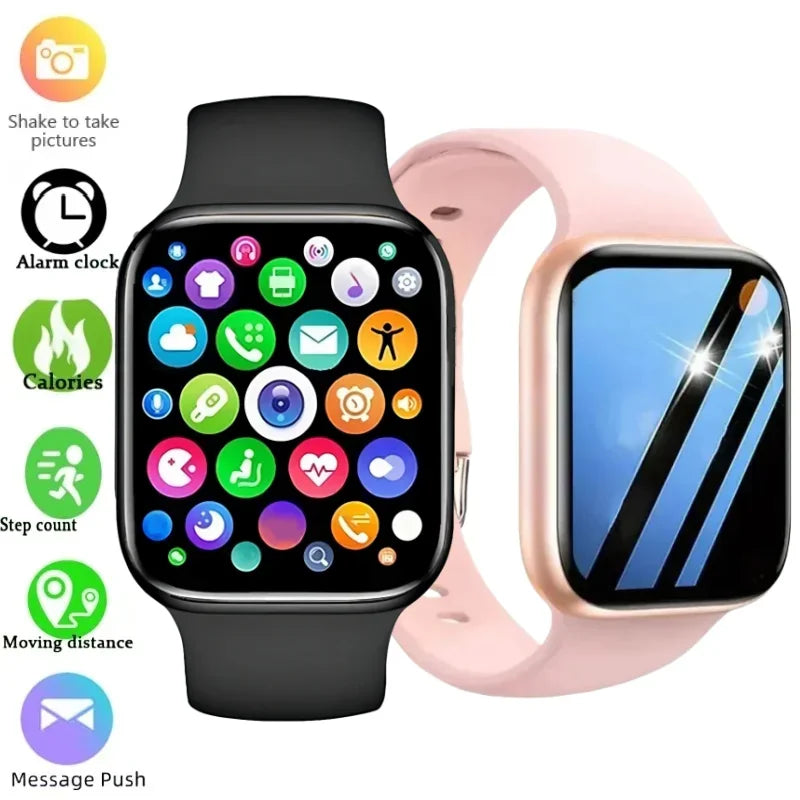 LAXASFIT 2025 New Smartwatch For Men Android IOS 1.73" Screen Bluetooth Call Blood Oxygen Pressure Monitoring Smart Watch Women