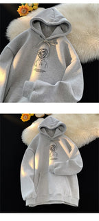 Funny Brainstorming Boy Graphic Hoodies For Men Hip Hop Fashion Baggy Sweatshirts Oversized Clothes Fleece Pullover Sweatshirts