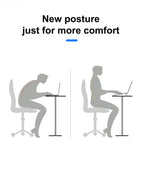 2Pcs Desktop Foldable Laptop Stand Base Portable Small Metal Base Universal Anti-Slip Stand Adjustable Notebook Cooling Holder