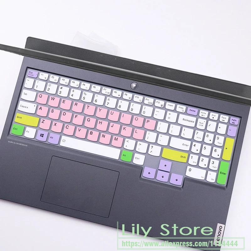 For LENOVO LEGION 5 5i 2021 15.6  inch (15'') LEGION 5 PRO 16 inch (16")  laptop  Silicone laptop keyboard cover skin