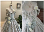 Japan Pink Lolita Wedding Floor-Length Dress Gorgeous Adult Formal Dress Heavy Industry 2024 New