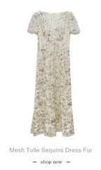 Lace White Prom Dress Women 2023 Summer Autumn Long Sleeve Sexy Slash Neck A Line Midi Party Vestidos Flower Embroidery