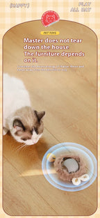 Interactive Cat Toy Ball Rolling Balls Pet Kitten Cats Teaser Automatic Electric Smart Game Plush Toys Play Stimulator Training