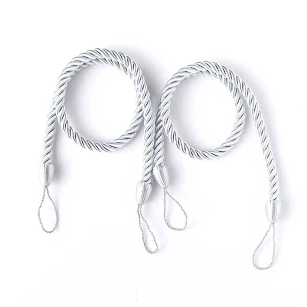 2Pcs Handmad Curtain Woven Tiebacks Ins Style Light Luxury Curtains Binding Rope Easy to Use Curtains Tied Strap