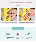 New Bird Carrier Small Pet Travel Bag for Small Parrot Lightweight Portable Backpack Transparent Pet Bird Cage