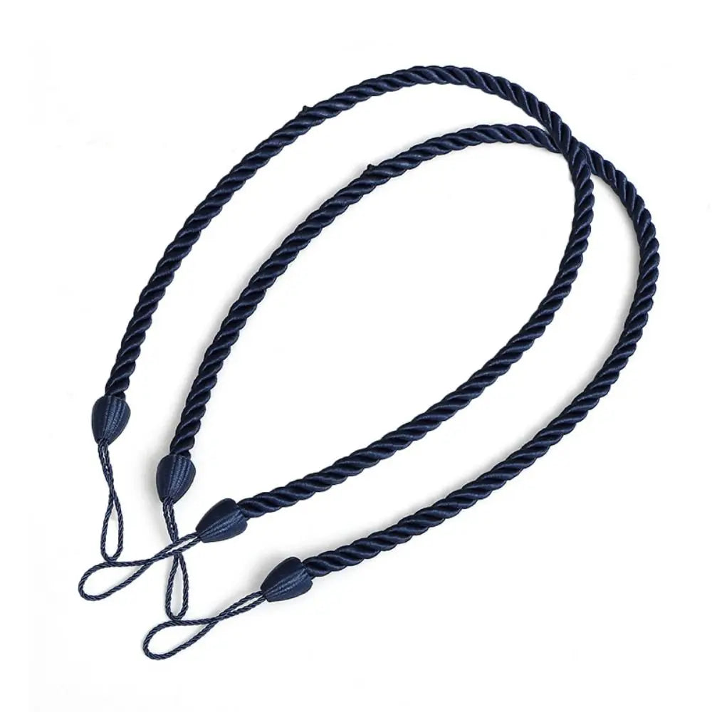 2Pcs Handmad Curtain Woven Tiebacks Ins Style Light Luxury Curtains Binding Rope Easy to Use Curtains Tied Strap