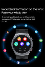 Sapphire Glass AMOLED Blood Pressure Smart Watches ECG Blood Oxygen Blood Pressure Air Pump Sport Health Tracking Smartwatch NFC