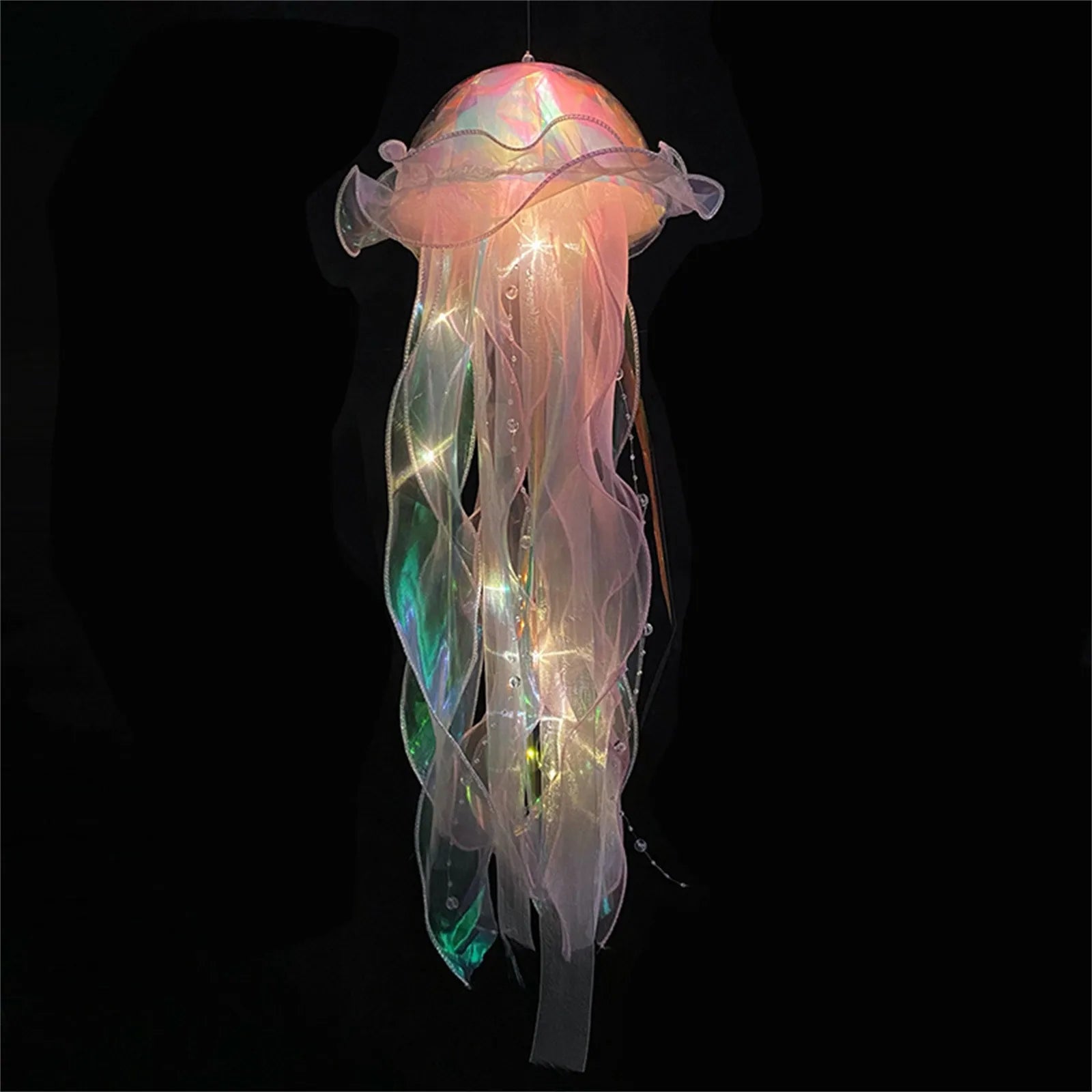 Jellyfish Pendant Lamp Portable Jellyfish Lamp Luminous Jellyfish Artificial Jellyfish Glowing Jellyfish Ornament Decoration