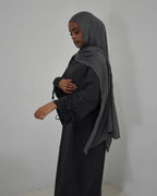 Eid Women Modest Dress Abaya String Sleeve Muslim Caftan Robe Morocco Dubai Kaftan Islam 2025 Vestidos Largos Jalabiya Ramadan