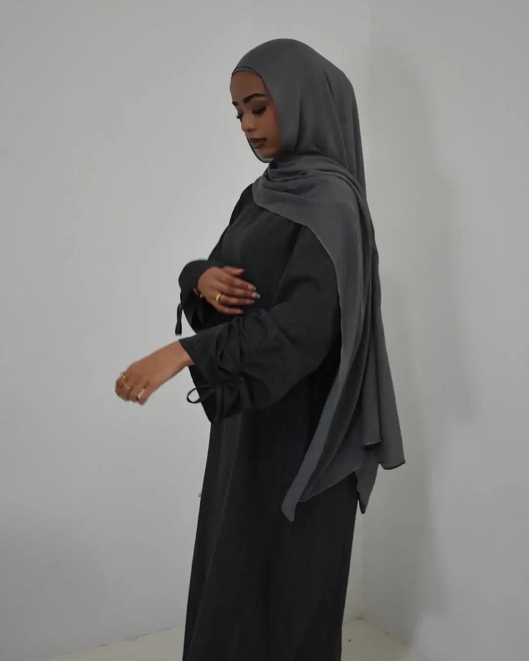 Eid Women Modest Dress Abaya String Sleeve Muslim Caftan Robe Morocco Dubai Kaftan Islam 2025 Vestidos Largos Jalabiya Ramadan