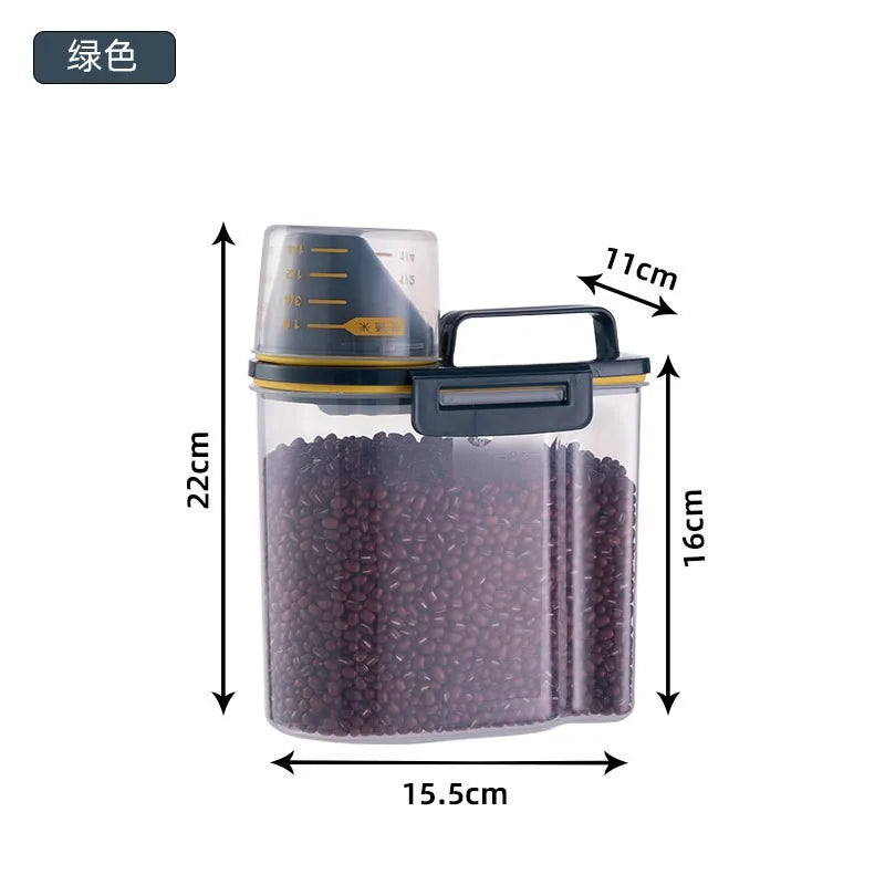 New Premium Pet Food Storage Container Large Capacity With Airtight Seal - Durable  Easy Clean & Stylish Design For Dogs & Cats