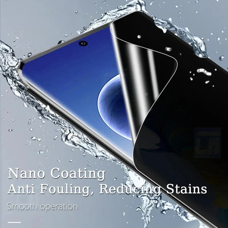 3Pcs For Privacy Hydrogel Film Xiaomi Redmi Note 13 4G Screen Redmi Note 13 Pro 5G Redmi Note 13 Pro Screen Protector Film