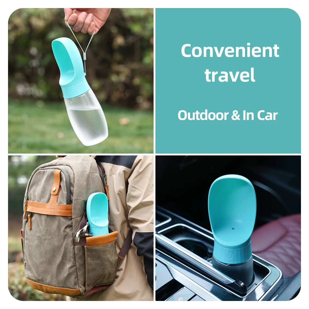 500ml Big Dog Water Bottle Portable Drinking Bowl For Small Medium Dogs Cat Travel Hiking Puppy Pet Water Dispenser Cup Labrodor