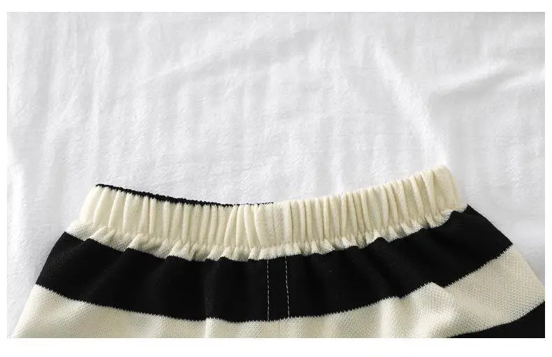 Kids Clothes Children's Short-sleeved Suit Striped Top+shorts 2-piece T-shirt Summer Baby Clothes Children Clothing Boys Girls