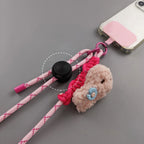 Cute Phone Lanyard Diameter Outdoor Universal Case Acrylic Crossbody Shoulder Card Neck Cord Clip Hang Anti-lost Wrist Strap
