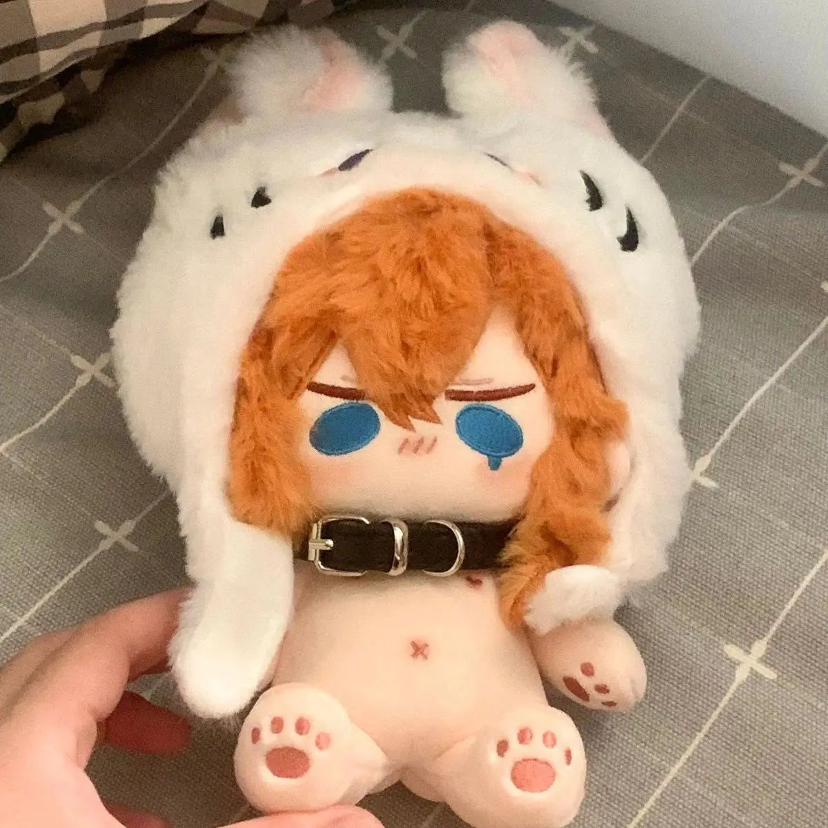 Chuuya Nakahara 20cm Stuffed Plush Doll Toy Bungou Stray Dogs Cute Cotton Doll Children's Fans Adults Cartoon Birthday Gift Toys