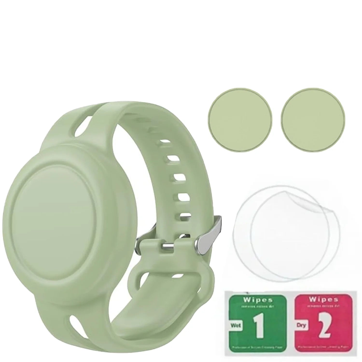 Airtag Bracelet for Kids Waterproof, Silicone Wristband Case Cover for Anti-lost Band StraP Hidden Accessories for Toddler Child