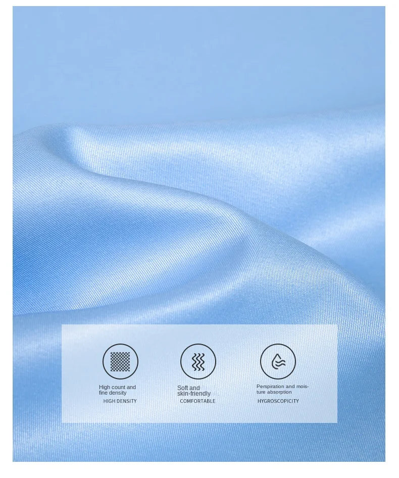 2023 Summer Short Sleeve High Density Silky Material Solid  Elastic Business Men Dress Shirts No Pocket Stretch Clothes