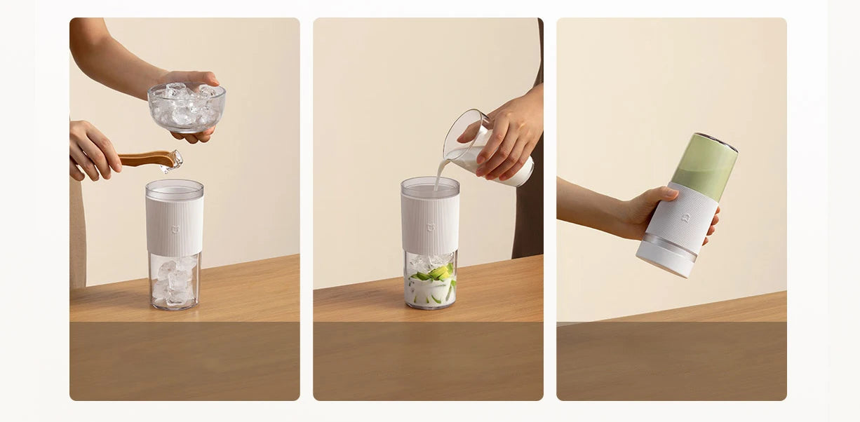 XIAOMI MIJIA Portable Blender 2,40S Quickly Squeeze Juice,19500 rpm,300ML Capacity Mixer Juicer Machine,PCTG Cup Body Blenders