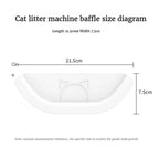 Special Cat Toilet Baffle AIRROBO Litters Proof Cat Litter Box Baffle Cats Bedpans S1/pro/fresh Universal Pet Supplies Products