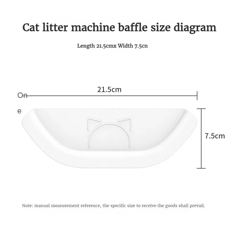 Special Cat Toilet Baffle AIRROBO Litters Proof Cat Litter Box Baffle Cats Bedpans S1/pro/fresh Universal Pet Supplies Products