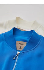 AMII Minimalism Jacket Woman Baseball Jacket Embroidery Letter Zipper 2023 Spring New Casual Women's Clothes Female Top 72331004