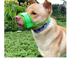 Dog muzzle Prevents biting barking and accidental eating prevents slipping off fits small medium large dogs adjustable