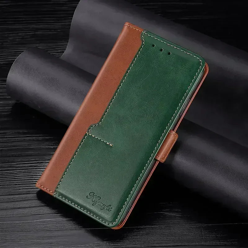 Business Leather Flip Case for POCO X7 Pro Protect Cover Side Magnetic Case for Xiaomi Poco X7 M7 Pro C75 With Card Slots Funda