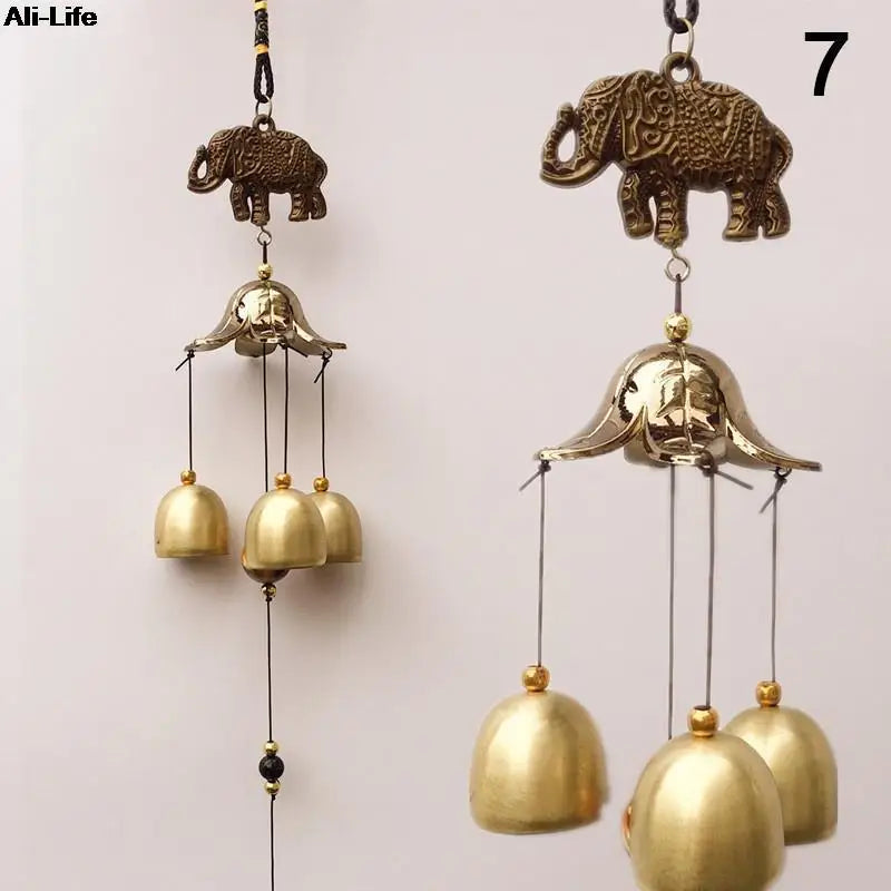 1PC New Lover Bird Dophin Valetines Gifts Plastic Dophin Wind Chime Bell Garden Living Decor Ornament Home Garden Decor