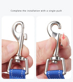 Double Dog Leash 360 Swivel No Tangle Walking Leash Shock Absorbing Bungee for Two Dogs Retractable Elastic Luminous Dog Leash