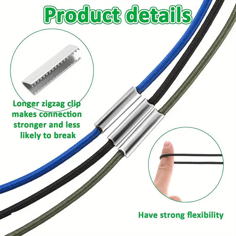 Elastic Trash Can Bands Colorful Adjustable Rubber Bands Cord Lock Household Garbage Can Bands for Home Office Litter Box